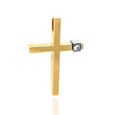 ΣΤΑΥΡΟΣ Κ14 ΜΕ ΠΕΤΡΕΣ ΖΙΡΓΚΟΝ - 10348