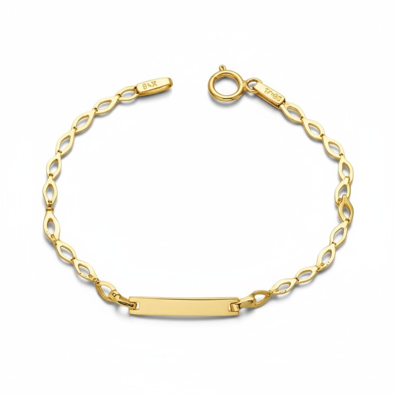 ΒΡΑΧΙΟΛΙ ΤΑΥΤΟΤΗΤΑ Κ9 ΧΩΡΙΣ ΠΕΤΡΕΣ - 10609 ΒΡΑΧΙΟΛΙ ΤΑΥΤΟΤΗΤΑ Κ9 ΧΩΡΙΣ ΠΕΤΡΕΣ ΣΚΕΤΗ ΜΕ ΑΛΥΣΙΔΑ ΡΟΜΒΟΥΣ ΧΟΝΤΡΗ