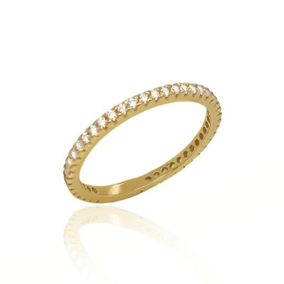 ΟΛΟΒΕΡΟ ΔΑΧΤΥΛΙΔΙ Κ14 ΜΕ ΠΕΤΡΕΣ ΖΙΡΓΚΟΝ - 11067