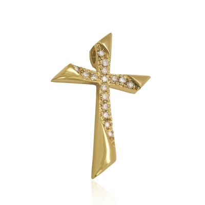 ΣΤΑΥΡΟΣ Κ14 ΜΕ ΠΕΤΡΕΣ ΖΙΡΓΚΟΝ - 11449