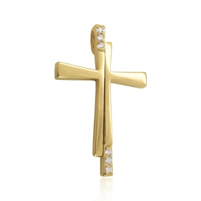 ΣΤΑΥΡΟΣ Κ14 ΜΕ ΠΕΤΡΕΣ ΖΙΡΓΚΟΝ - 11464