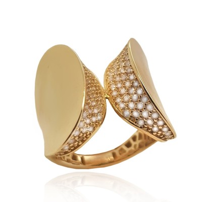 ΔΑΧΤΥΛΙΔΙ Κ14 ΜΕ ΠΕΤΡΕΣ ΖΙΡΚΓΟΝ - 11588