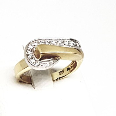 ΔΙΧΡΩΜΟ ΔΑΧΤΥΛΙΔΙ Κ14 ΜΕ ΠΕΤΡΕΣ ΖΙΡΓΚΟΝ - 1184 ΔΙΧΡΩΜΟ ΔΑΧΤΥΛΙΔΙ Κ14 ΜΕ ΠΕΤΡΕΣ ΖΙΡΓΚΟΝ - 1184