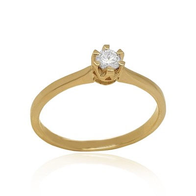 ΔΑΧΤΥΛΙΔΙ ΜΟΝΟΠΕΤΡΟ Κ18 ΜΕ ΠΟΛΥΤΙΜΕΣ ΠΕΤΡΕΣ - 12068