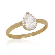 ΔΑΧΤΥΛΙΔΙ ΜΟΝΟΠΕΤΡΟ ΡΟΖΕΤΑ Κ14 ΜΕ ΠΕΤΡΕΣ ΖΙΡΓΚΟΝ - 12102