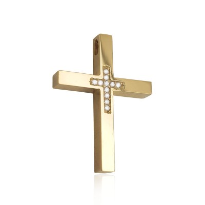 ΣΤΑΥΡΟΣ Κ14 ΜΕ ΠΕΤΡΕΣ ΖΙΡΓΚΟΝ - 12313