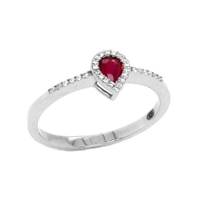 ΔΑΧΤΥΛΙΔΙ ΜΟΝΟΠΕΤΡΟ ΡΟΖΕΤΑ Κ18 ΜΕ ΠΟΛΥΤΙΜΕΣ ΠΕΤΡΕΣ - 12480