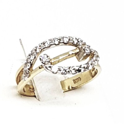 ΔΙΧΡΩΜΟ ΔΑΧΤΥΛΙΔΙ Κ14 ΜΕ ΠΕΤΡΕΣ ΖΙΡΓΚΟΝ - 1266 ΔΙΧΡΩΜΟ ΔΑΧΤΥΛΙΔΙ Κ14 ΜΕ ΠΕΤΡΕΣ ΖΙΡΓΚΟΝ - 1266