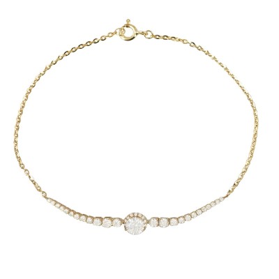 ΒΡΑΧΙΟΛΙ ΡΙΒΙΕΡΑ Κ9 ΜΕ ΠΕΤΡΕΣ ΖΙΡΓΚΟΝ - 12739