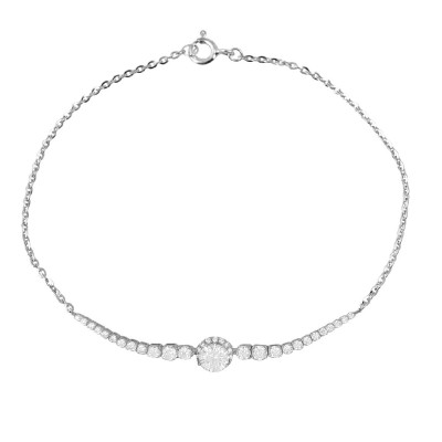 ΒΡΑΧΙΟΛΙ ΡΙΒΙΕΡΑ Κ9 ΜΕ ΠΕΤΡΕΣ ΖΙΡΓΚΟΝ - 12741