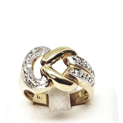 ΔΙΧΡΩΜΟ ΔΑΧΤΥΛΙΔΙ Κ14 ΜΕ ΠΕΤΡΕΣ ΖΙΡΓΚΟΝ - 1277 ΔΙΧΡΩΜΟ ΔΑΧΤΥΛΙΔΙ Κ14 ΜΕ ΠΕΤΡΕΣ ΖΙΡΓΚΟΝ - 1277