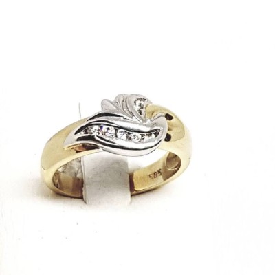 ΔΙΧΡΩΜΟ ΔΑΧΤΥΛΙΔΙ Κ14 ΜΕ ΠΕΤΡΕΣ ΖΙΡΓΚΟΝ - 1284 ΔΙΧΡΩΜΟ ΔΑΧΤΥΛΙΔΙ Κ14 ΜΕ ΠΕΤΡΕΣ ΖΙΡΓΚΟΝ - 1284