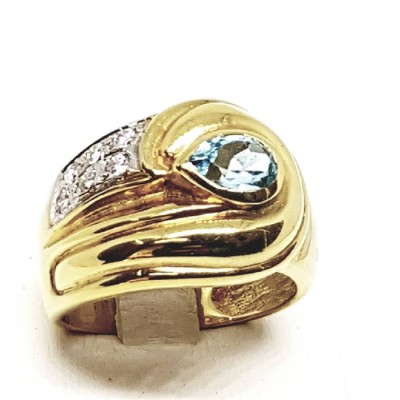 ΔΙΧΡΩΜΟ ΔΑΧΤΥΛΙΔΙ Κ14 ΜΕ ΠΕΤΡΕΣ ΖΙΡΓΚΟΝ - 1285 ΔΙΧΡΩΜΟ ΔΑΧΤΥΛΙΔΙ Κ14 ΜΕ ΠΕΤΡΕΣ ΖΙΡΓΚΟΝ - 1285