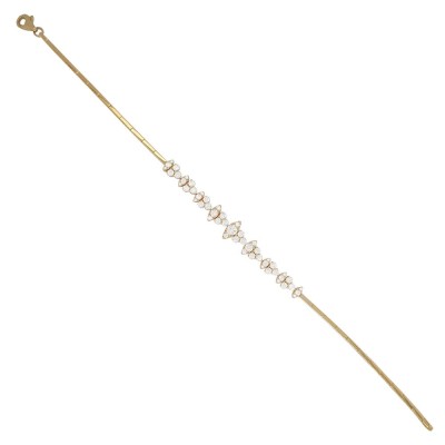 ΒΡΑΧΙΟΛΙ ΡΙΒΙΕΡΑ Κ9 ΜΕ ΠΕΤΡΕΣ ΖΙΡΓΚΟΝ - 12948