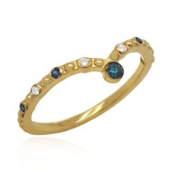 ΔΑΧΤΥΛΙΔΙ Κ18 ΜΕ ΠΟΛΥΤΙΜΕΣ ΠΕΤΡΕΣ - 13080