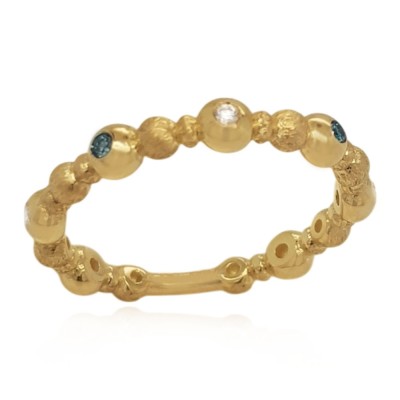 ΔΑΧΤΥΛΙΔΙ Κ18 ΜΕ ΠΟΛΥΤΙΜΕΣ ΠΕΤΡΕΣ - 13088