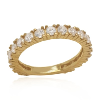 ΟΛΟΒΕΡΟ ΔΑΧΤΥΛΙΔΙ Κ14 ΜΕ ΠΕΤΡΕΣ ΖΙΡΓΚΟΝ - 13104