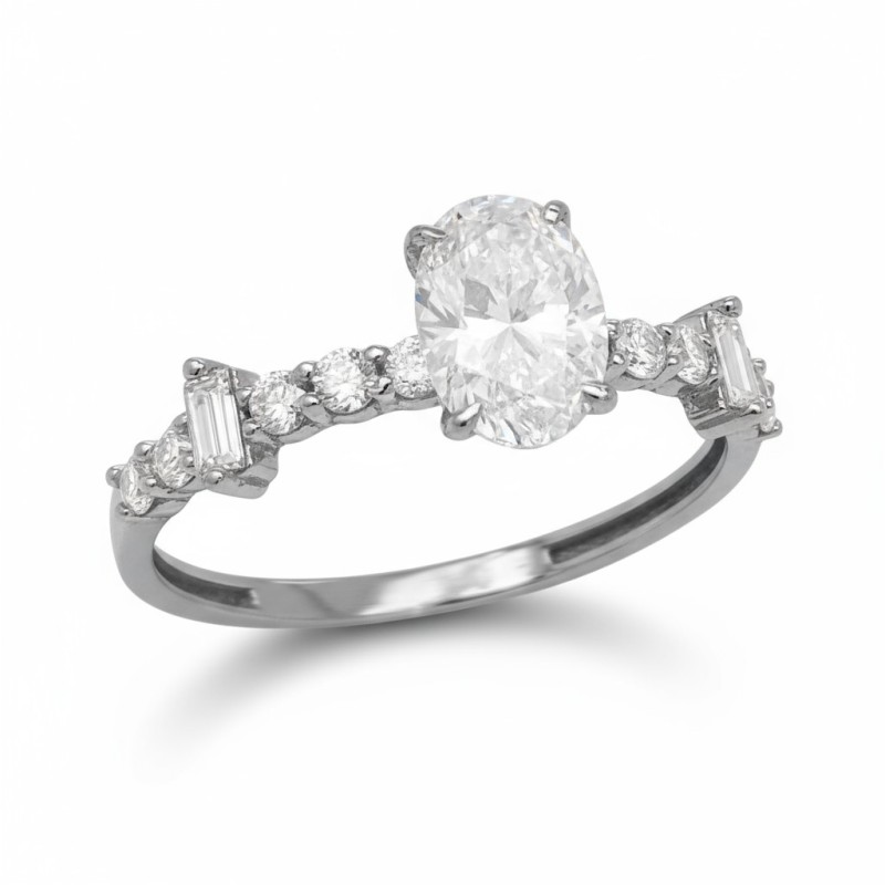 ΔΑΧΤΥΛΙΔΙ ΜΟΝΟΠΕΤΡΟ Κ9 ΜΕ ΠΕΤΡΕΣ ΖΙΡΓΚΟΝ ΛΕΥΚΟΧΡΥΣΟ ΜΕ ΟΒΑΛ ΛΕΥΚΗ ΠΕΤΡΑ ΖΙΡΓΚΟΝ ΣΤΟ ΚΕΝΤΡΟ ΚΑΙ ΔΙΑΦΟΡΕΤΙΚΑ ΣΧΗΜΑΤΑ ΜΙΚΡΟΤΕΡΩΝ ΠΕΤΡΩΝ ΣΤΗ ΓΑΜΠΑ