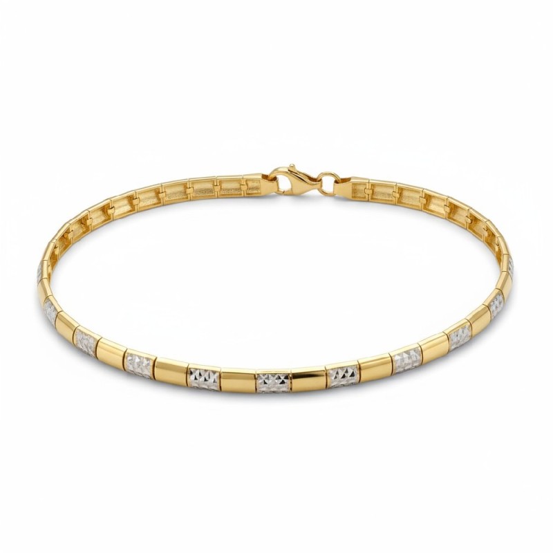 ΒΡΑΧΙΟΛΙ Κ14 ΧΩΡΙΣ ΠΕΤΡΕΣ ΔΙΧΡΩΜΟ ΜΕ ΠΛΑΚΑΚΙΑ