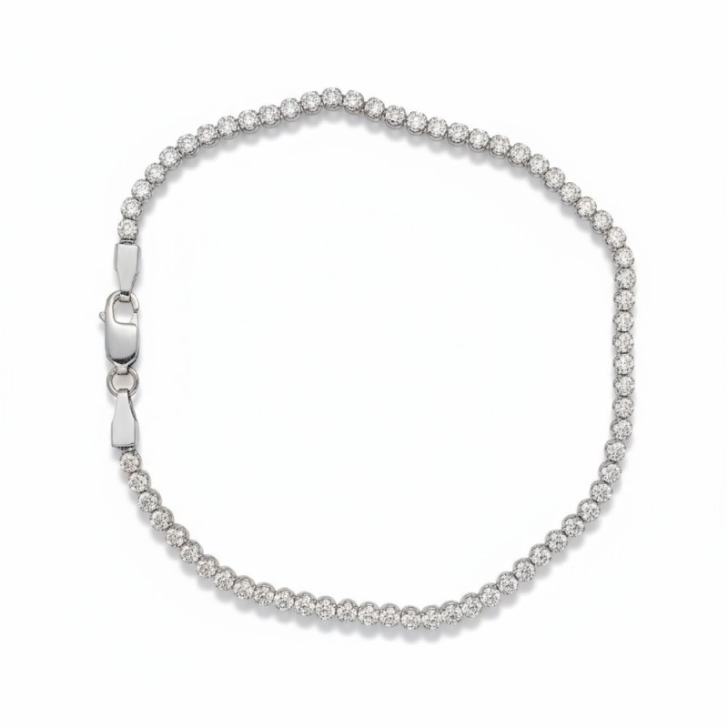 ΒΡΑΧΙΟΛΙ ΡΙΒΙΕΡΑ Κ14 ΜΕ ΠΕΤΡΕΣ ΖΙΡΓΚΟΝ ΛΕΥΚΟΧΡΥΣΗ 