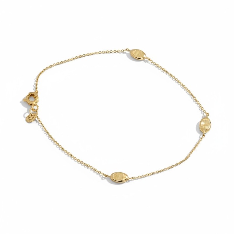 ΒΡΑΧΙΟΛΙ Κ9 ΧΩΡΙΣ ΠΕΤΡΕΣ ΧΕΙΡΟΠΟΙΗΤΟ ΜΕ ΛΕΠΤΗ ΑΛΥΣΙΔΑ ΚΑΙ ΟΒΑΛ ΣΤΟΙΧΕΙΑ