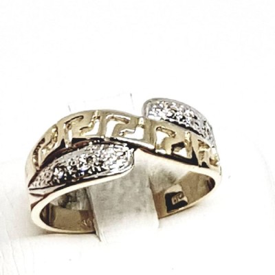 ΔΙΧΡΩΜΟ ΔΑΧΤΥΛΙΔΙ Κ14 ΜΕ ΠΕΤΡΕΣ ΖΙΡΓΚΟΝ - 1415 ΔΙΧΡΩΜΟ ΔΑΧΤΥΛΙΔΙ Κ14 ΜΕ ΠΕΤΡΕΣ ΖΙΡΓΚΟΝ - 1415