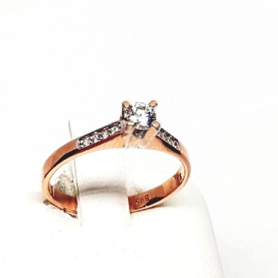 ΔΑΧΤΥΛΙΔΙ ΜΟΝΟΠΕΤΡΟ Κ14 ΜΕ ΠΕΤΡΕΣ ΖΙΡΓΚΟΝ - 1473