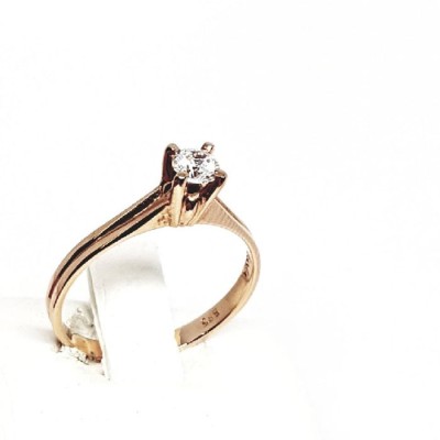 ΔΑΧΤΥΛΙΔΙ ΜΟΝΟΠΕΤΡΟ Κ14 ΜΕ ΠΕΤΡΕΣ ΖΙΡΓΚΟΝ - 1474