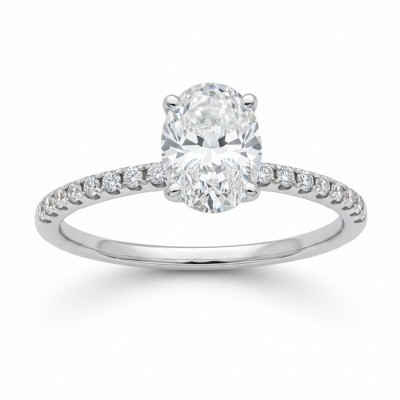 ΔΑΧΤΥΛΙΔΙ ΜΟΝΟΠΕΤΡΟ Κ14 ΜΕ LAB GROWN DIAMOND - 15076