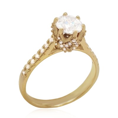 ΔΑΧΤΥΛΙΔΙ ΜΟΝΟΠΕΤΡΟ Κ14 ΜΕ ΠΕΤΡΕΣ ΖΙΡΓΚΟΝ - 1648