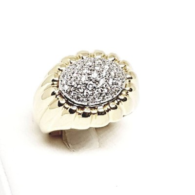 ΔΙΧΡΩΜΟ ΔΑΧΤΥΛΙΔΙ Κ14 ΜΕ ΠΕΤΡΕΣ ΖΙΡΓΚΟΝ - 1665 ΔΙΧΡΩΜΟ ΔΑΧΤΥΛΙΔΙ Κ14 ΜΕ ΠΕΤΡΕΣ ΖΙΡΓΚΟΝ - 1665