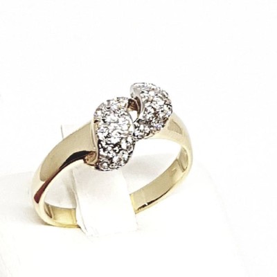 ΔΙΧΡΩΜΟ ΔΑΧΤΥΛΙΔΙ Κ14 ΜΕ ΠΕΤΡΕΣ ΖΙΡΓΚΟΝ - 1670 ΔΙΧΡΩΜΟ ΔΑΧΤΥΛΙΔΙ Κ14 ΜΕ ΠΕΤΡΕΣ ΖΙΡΓΚΟΝ - 1670