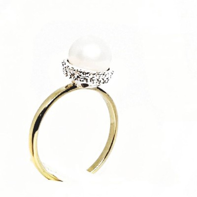 ΔΙΧΡΩΜΟ ΔΑΧΤΥΛΙΔΙ Κ14 ΜΕ ΜΑΡΓΑΡΙΤΑΡΙ ΚΑΙ ΠΕΤΡΕΣ ΖΙΡΓΚΟΝ - 1728 ΔΙΧΡΩΜΟ ΔΑΧΤΥΛΙΔΙ Κ14 ΜΕ ΜΑΡΓΑΡΙΤΑΡΙ ΚΑΙ ΠΕΤΡΕΣ ΖΙΡΓΚΟΝ - 1728