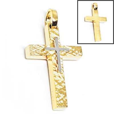 ΔΙΧΡΩΜΟΣ ΣΤΑΥΡΟΣ Κ14 ΧΩΡΙΣ ΠΕΤΡΕΣ - 1819 ΔΙΧΡΩΜΟΣ ΣΤΑΥΡΟΣ Κ14 ΧΩΡΙΣ ΠΕΤΡΕΣ - 1819