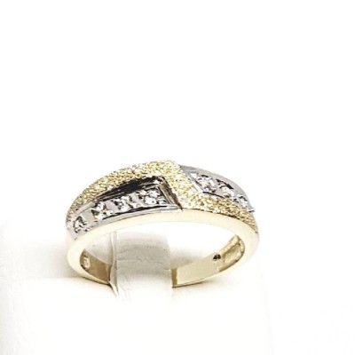 ΔΙΧΡΩΜΟ ΔΑΧΤΥΛΙΔΙ Κ14 ΜΕ ΠΕΤΡΕΣ ΖΙΡΓΚΟΝ - 1917 ΔΙΧΡΩΜΟ ΔΑΧΤΥΛΙΔΙ Κ14 ΜΕ ΠΕΤΡΕΣ ΖΙΡΓΚΟΝ - 1917