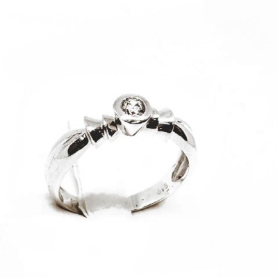 ΔΑΧΤΥΛΙΔΙ ΜΟΝΟΠΕΤΡΟ Κ14 ΜΕ ΠΕΤΡΕΣ ΖΙΡΓΚΟΝ - 2063