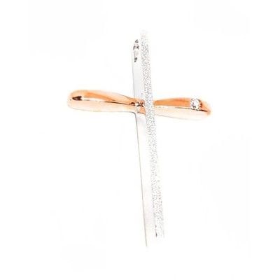 ΔΙΧΡΩΜΟΣ ΣΤΑΥΡΟΣ Κ18 ΜΕ ΠΟΛΥΤΙΜΕΣ ΠΕΤΡΕΣ - 3150 ΔΙΧΡΩΜΟΣ ΣΤΑΥΡΟΣ Κ18 ΜΕ ΠΟΛΥΤΙΜΕΣ ΠΕΤΡΕΣ - 3150