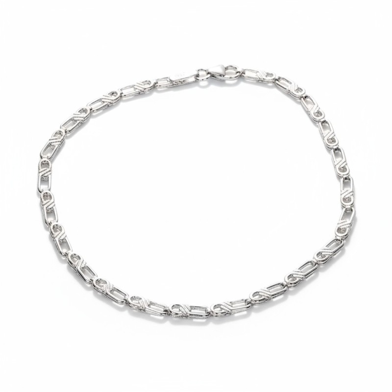 ΒΡΑΧΙΟΛΙ Κ9 ΧΩΡΙΣ ΠΕΤΡΕΣ - 3602 ΒΡΑΧΙΟΛΙ Κ9 ΧΩΡΙΣ ΠΕΤΡΕΣ ΛΕΥΚΟΧΡΥΣΟ ΜΟΝΟ ΑΛΥΣΙΔΑ πλεκτη