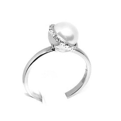 ΔΑΧΤΥΛΙΔΙ Κ14 ΜΕ ΜΑΡΓΑΡΙΤΑΡΙ ΚΑΙ ΠΕΤΡΕΣ ΖΙΡΓΚΟΝ - 3607