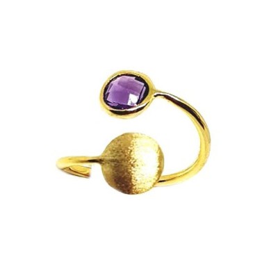 ΔΑΧΤΥΛΙΔΙ Κ14 ΜΕ ΗΜΙΠΟΛΥΤΙΜΕΣ ΠΕΤΡΕΣ - 3855