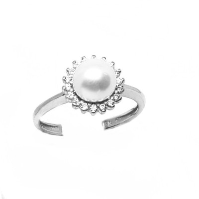 ΔΑΧΤΥΛΙΔΙ Κ14 ΜΕ ΜΑΡΓΑΡΙΤΑΡΙ ΚΑΙ ΠΕΤΡΕΣ ΖΙΡΓΚΟΝ - 4341