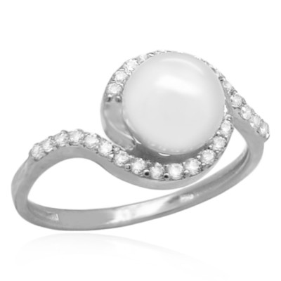 ΔΑΧΤΥΛΙΔΙ Κ14 ΜΕ ΜΑΡΓΑΡΙΤΑΡΙ ΚΑΙ ΠΕΤΡΕΣ ΖΙΡΓΚΟΝ - 4548