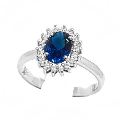 ΔΑΧΤΥΛΙΔΙ ΡΟΖΕΤΑ Κ14 ΜΕ ΠΕΤΡΕΣ ΖΙΡΓΚΟΝ - 5150