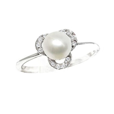 ΔΑΧΤΥΛΙΔΙ Κ14 ΜΕ ΜΑΡΓΑΡΙΤΑΡΙ ΚΑΙ ΠΕΤΡΕΣ ΖΙΡΓΚΟΝ - 6365