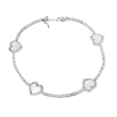 ΒΡΑΧΙΟΛΙ ΡΙΒΙΕΡΑ Κ14 ΜΕ ΠΕΤΡΕΣ ΖΙΡΓΚΟΝ ΚΑΙ ΗΜΙΠΟΛΥΤΙΜΕΣ ΠΕΤΡΕΣ - 6477