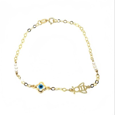 ΒΡΑΧΙΟΛΙ ΜΑΤΙ Κ14 ΜΕ ΣΥΝΘΕΤΙΚΕΣ ΠΕΤΡΕΣ ΚΑΙ ΜΑΡΓΑΡΙΤΑΡΙΑ - 7206