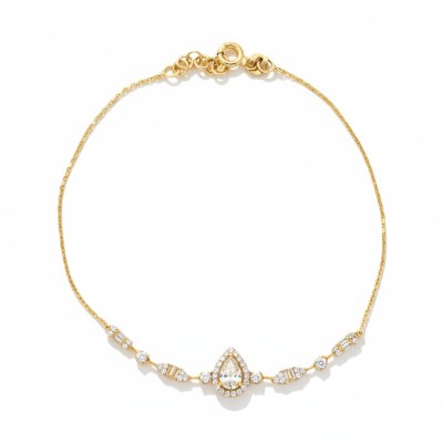 ΒΡΑΧΙΟΛΙ ΡΙΒΙΕΡΑ Κ14 ΜΕ ΠΕΤΡΕΣ ΖΙΡΓΚΟΝ - 8180