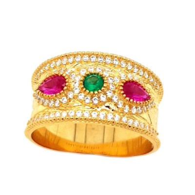 ΒΥΖΑΝΤΙΝΟ ΔΑΧΤΥΛΙΔΙ Κ14 ΜΕ ΠΕΤΡΕΣ ΖΙΡΓΚΟΝ - 8658 ΒΥΖΑΝΤΙΝΟ ΔΑΧΤΥΛΙΔΙ Κ14 ΜΕ ΠΕΤΡΕΣ ΖΙΡΓΚΟΝ - 8658