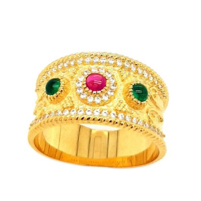 ΒΥΖΑΝΤΙΝΟ ΔΑΧΤΥΛΙΔΙ Κ14 ΜΕ ΠΕΤΡΕΣ ΖΙΡΓΚΟΝ - 8660 ΒΥΖΑΝΤΙΝΟ ΔΑΧΤΥΛΙΔΙ Κ14 ΜΕ ΠΕΤΡΕΣ ΖΙΡΓΚΟΝ - 8660