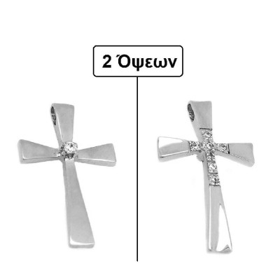 ΣΤΑΥΡΟΣ ΔΙΠΛΗΣ ΟΨΗΣ Κ14 ΜΕ ΠΕΤΡΕΣ ΖΙΡΓΚΟΝ - 8666 ΣΤΑΥΡΟΣ ΔΙΠΛΗΣ ΟΨΗΣ Κ14 ΜΕ ΠΕΤΡΕΣ ΖΙΡΓΚΟΝ - 8666